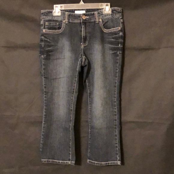 Christopher & Banks Denim - Christopher & Banks Indigo Size 8 Capris